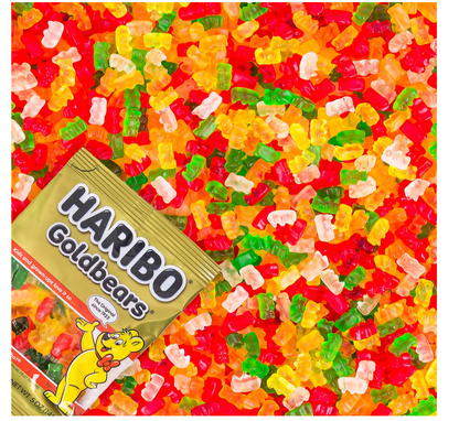 Haribo Gummi Candy, Goldbears, 2 Ounce (Pack of 4)