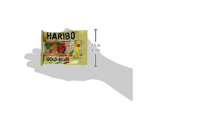 Haribo Gummi Candy, Goldbears, 2 Ounce (Pack of 4)