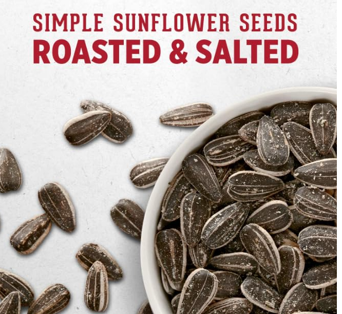 David's Ranch Roasted & Sunflower Seeds Jumbo - 5.25oz Bags (Pack of 3)