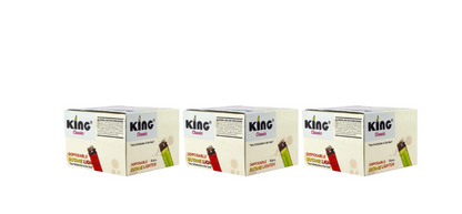 King Classic Disposable Butane Lighters Assorted Colors 50 Lighters Per Box 150 Count (Pack Of 3)