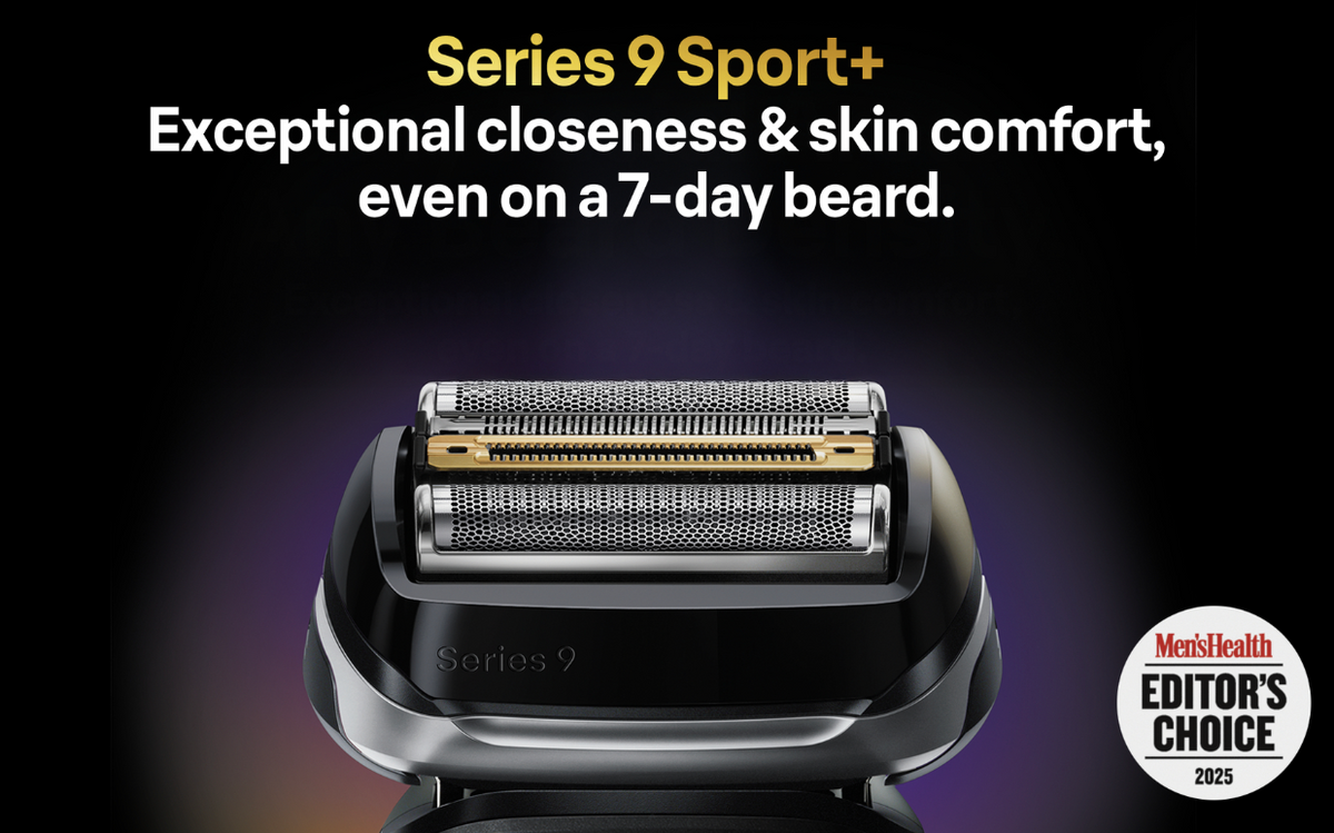 Braun Series 9 Sport + Electric Shaver with Clean and Charge Station and Travel Case