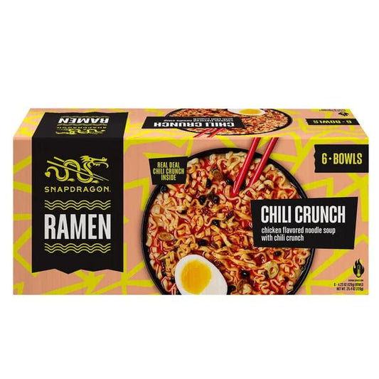 Snapdragon Chili Crunch Ramen, 4.23 Ounce (Pack of 6)
