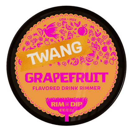 Twang Grapefruit Flavored Drink Rimming Salt, 1- 4 oz