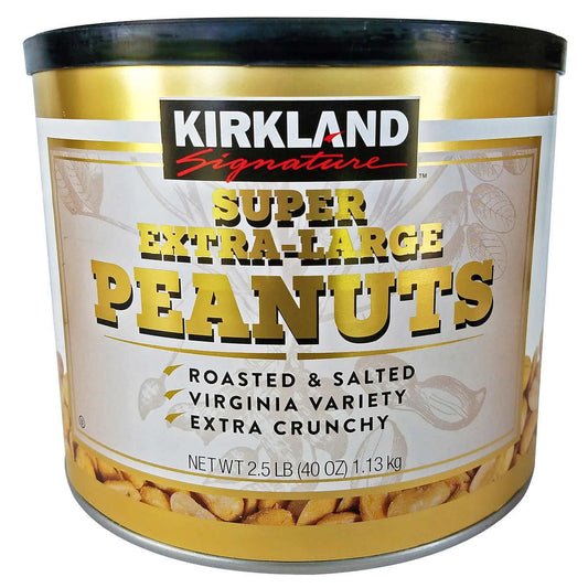 Kirkland Signature Super Extra-Large Peanuts 2.5 Pounds