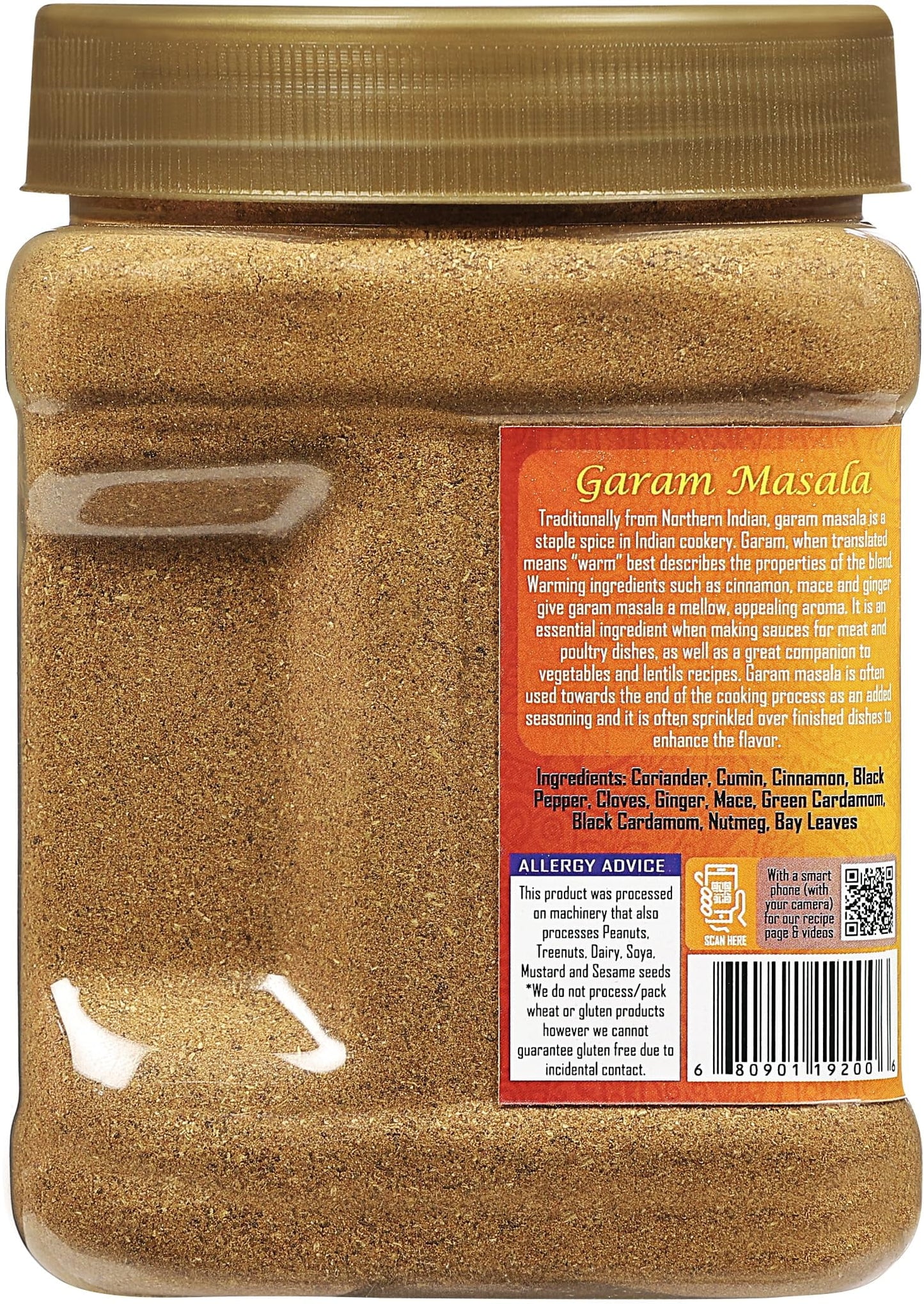 Rani Garam Masala Indian 11-Spice Blend 16oz (1lb) 454g PET Jar ~ All Natural, Salt-Free | Vegan | No Colors | Gluten Friendly | NON-GMO | Indian Origin