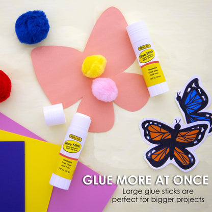 BAZIC Glue Stick 21g/0.7 Oz, Acid Free Glue (3/Pack), 1-Pack