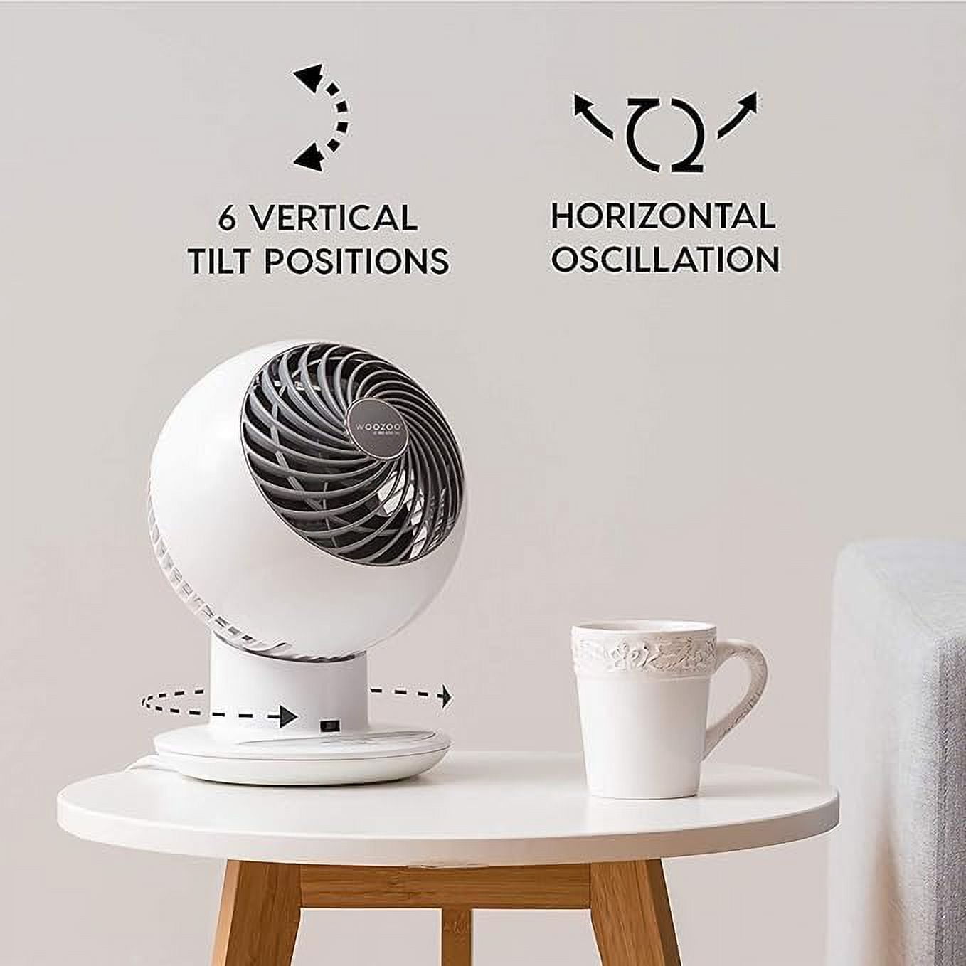 IRIS Woozoo Globe Multi-Directional 5-Speed Oscillating Fan [2024 Model]