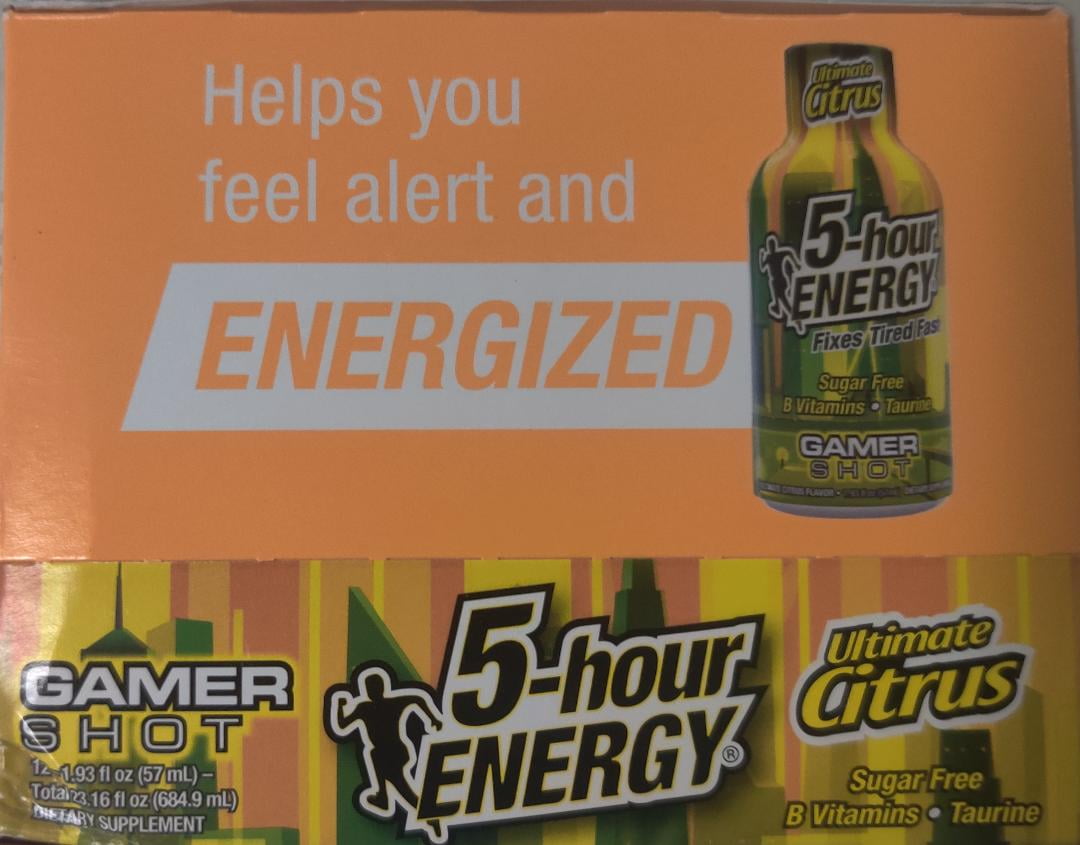 5-hour ENERGY?? Extra Strength, Ultimate Citrus, 12 Pack, 1.93 oz.