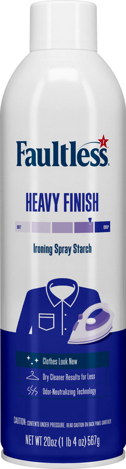Faultless Heavy Finish Ironing Spray Starch (3 Pack)