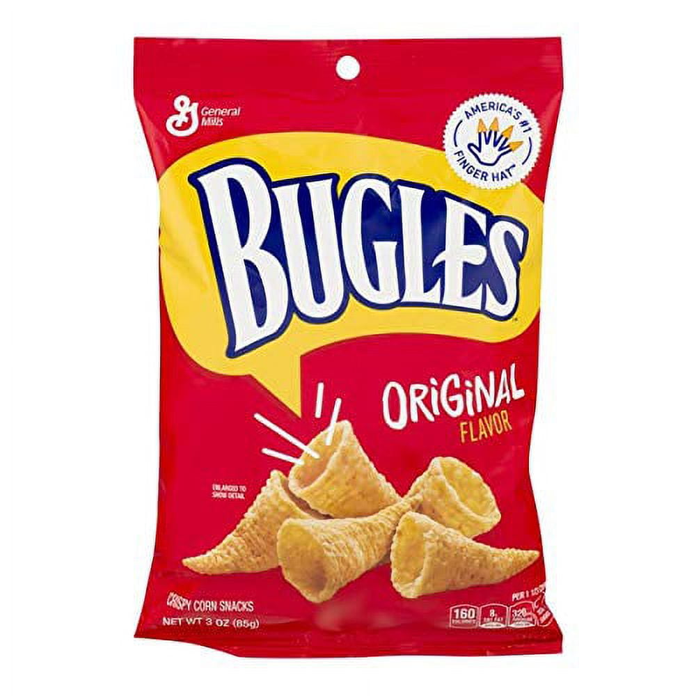 (Price/CASE)Bugles Original Flavor 3 Ounces Per Bag - 6 Per Case