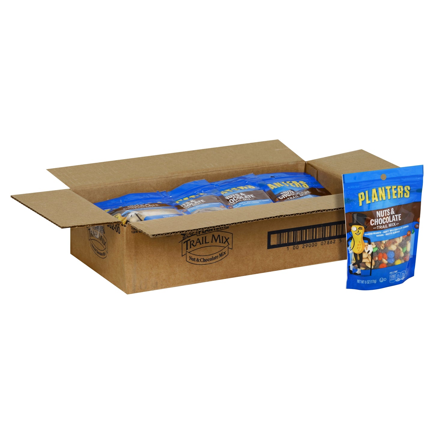 (Price/Case)Planters 10029000078625 Trail Mix Planters Nuts Chocolate 12-6 Ounce