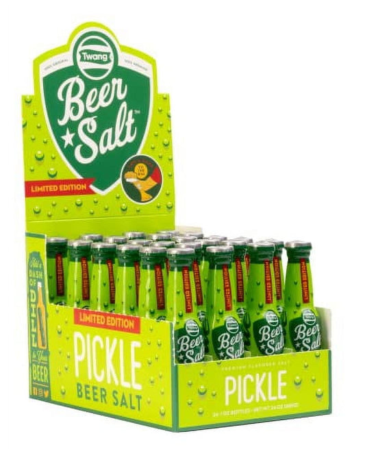 Twang Pickle Beer Salt, 24 Count