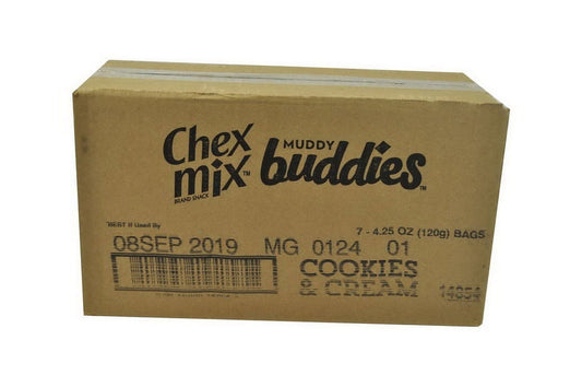 (Price/CASE)Chex Mix 16000-14854 Chex Mix(R) Muddy Buddies 4.25 oz Cookies N Cream 7 Ct