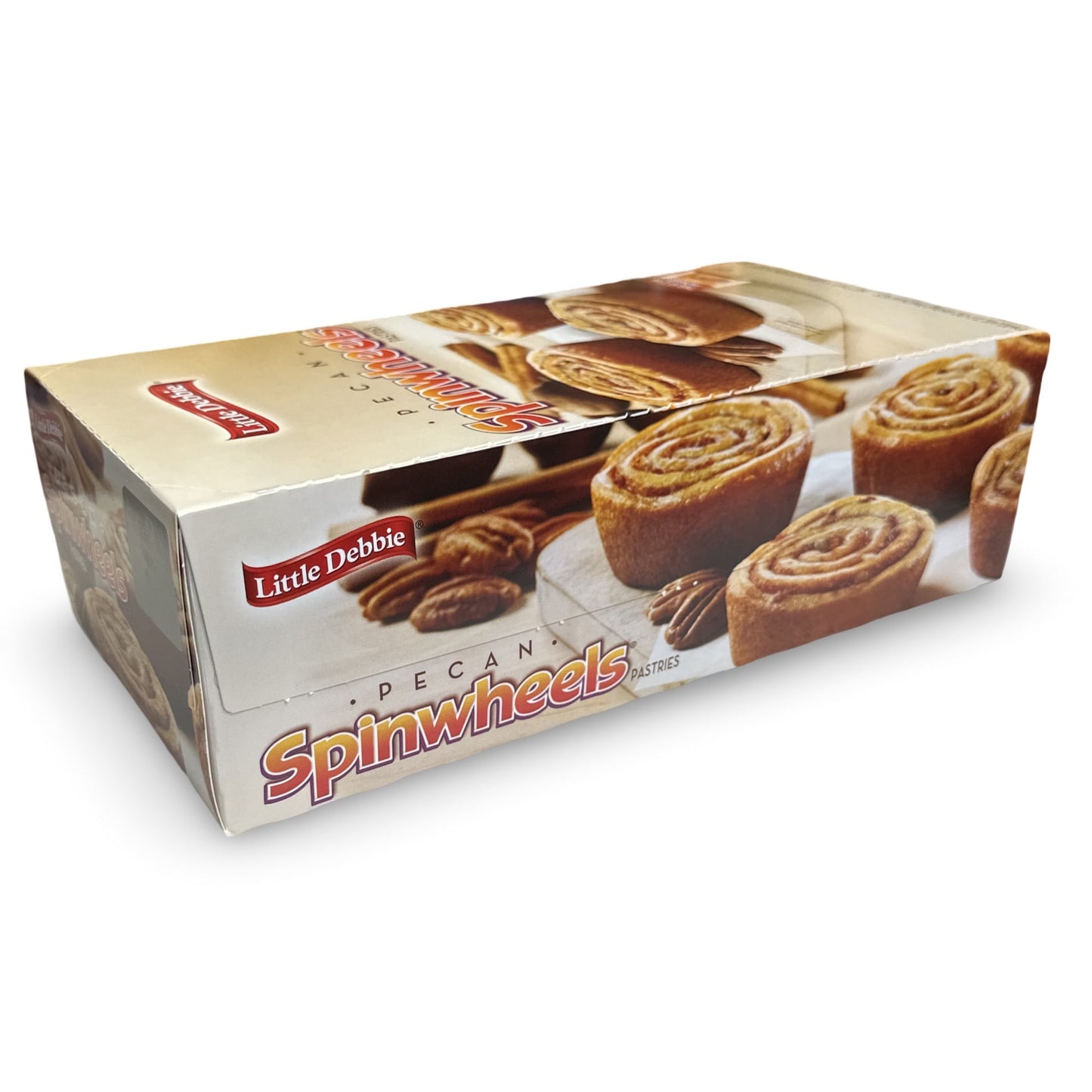Little Debbie Large Pecan Spinwheels, Individually Wrapped 12 2-Packs (24 Total)