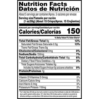 Pringles Original Potato Crisps Chips, Lunch Snacks, 5.2 oz Canister (Pack of 2)