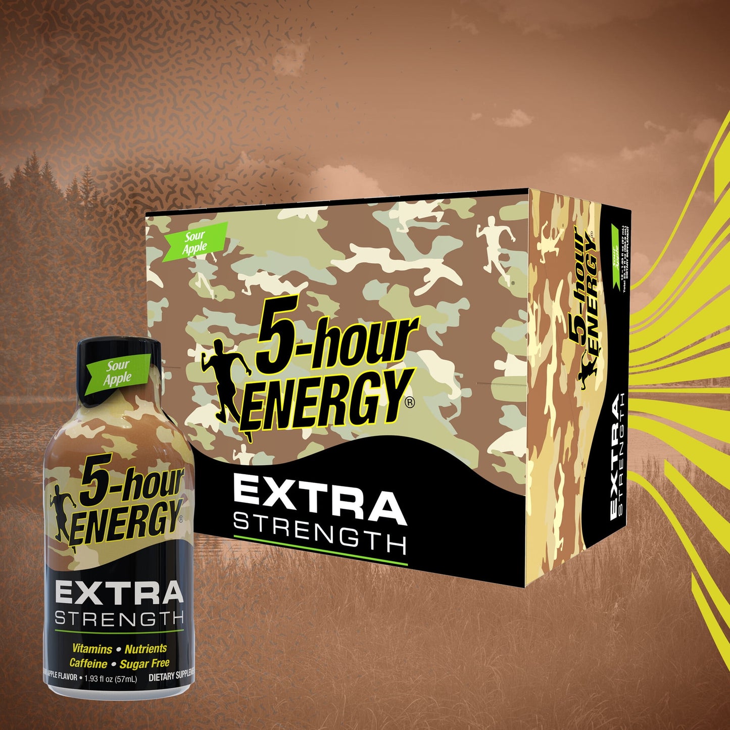 5-hour ENERGY? Shot, Extra Strength, Sour Apple, 1.93 oz, 12 Count