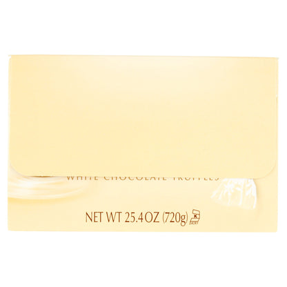 Lindt Lindor White Chocolate Candy Truffles, 25.4 oz., 60 Count