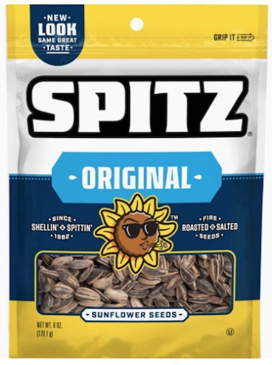 Spitz Original Flavored Sunflower Seeds 6 oz (Pack of 5)