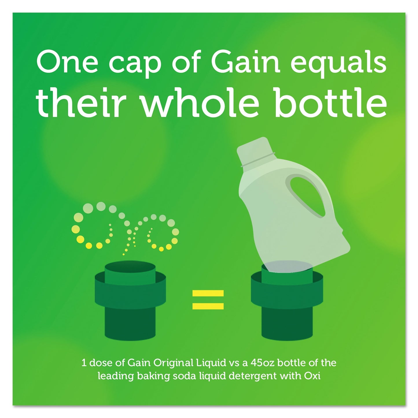 Gain Liquid Laundry Detergent, Original Fresh, 25oz Bottle