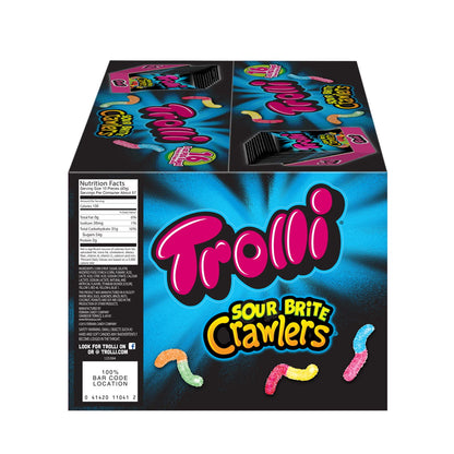 Trolli Sour Brite Crawlers Gummy Worms Candy, 16 pk./5 oz.
