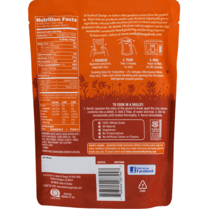 Seeds of Change Quinoa & Brown Rice with Garlic, 8.5 oz, 6 Ct