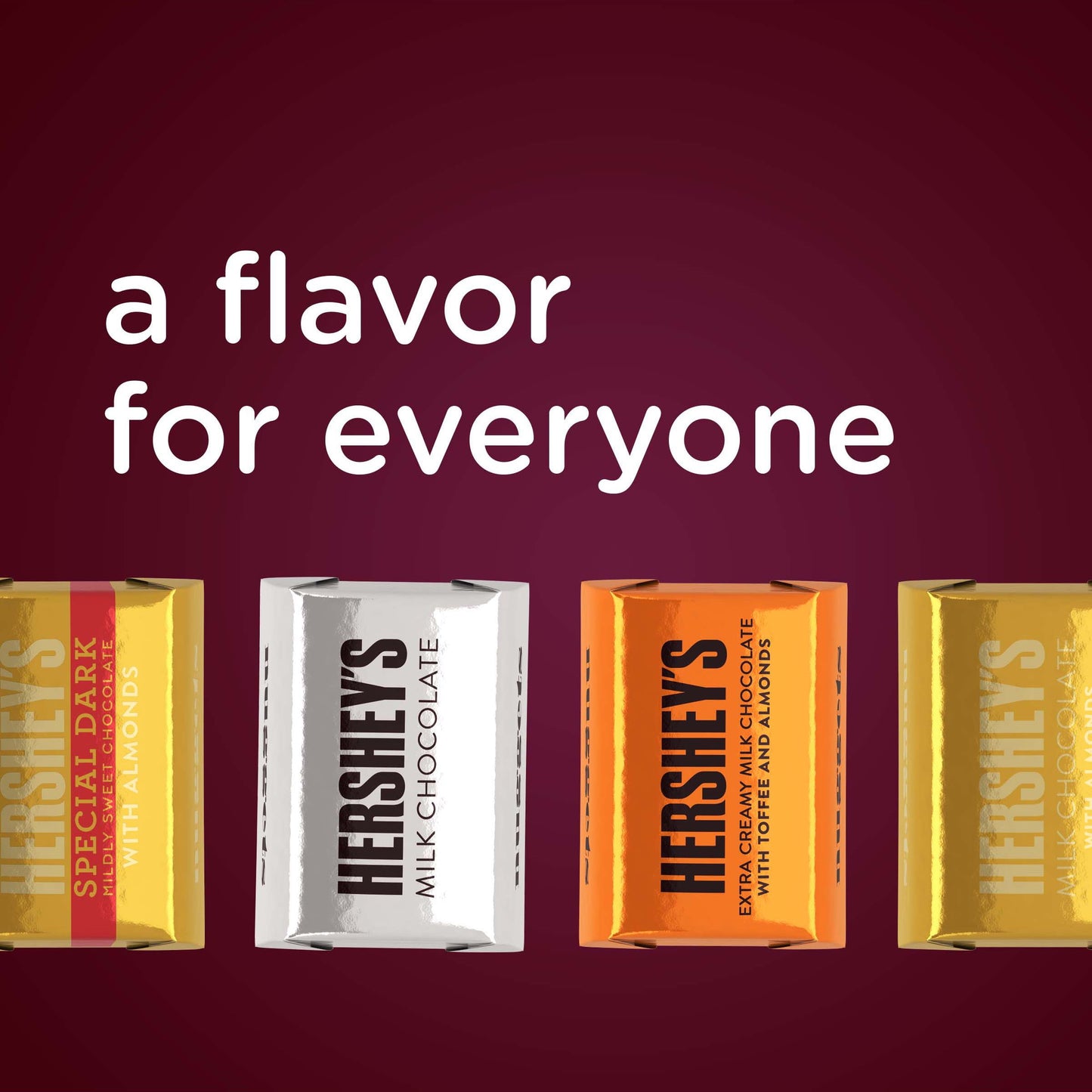 HERSHEY'S, NUGGETS, Assorted Chocolate Candy, Bulk Candy, 52 oz, Bag, 145 Pieces