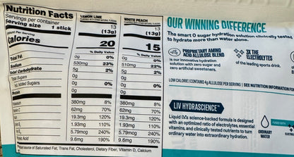 Liquid I.V. Hydration Multiplier, 26 Individual Serving Stick Packs in Resealable Pouch, Sugar Free, Variety Pack