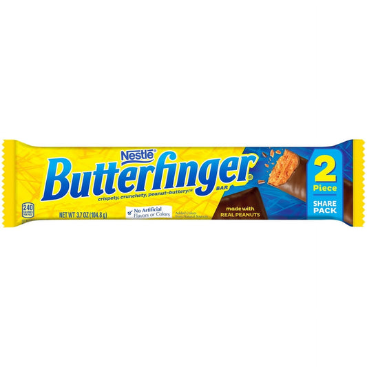 Butterfinger Chocolate Peanut Butter Share Pack Candy, 3oz (Box of 18)