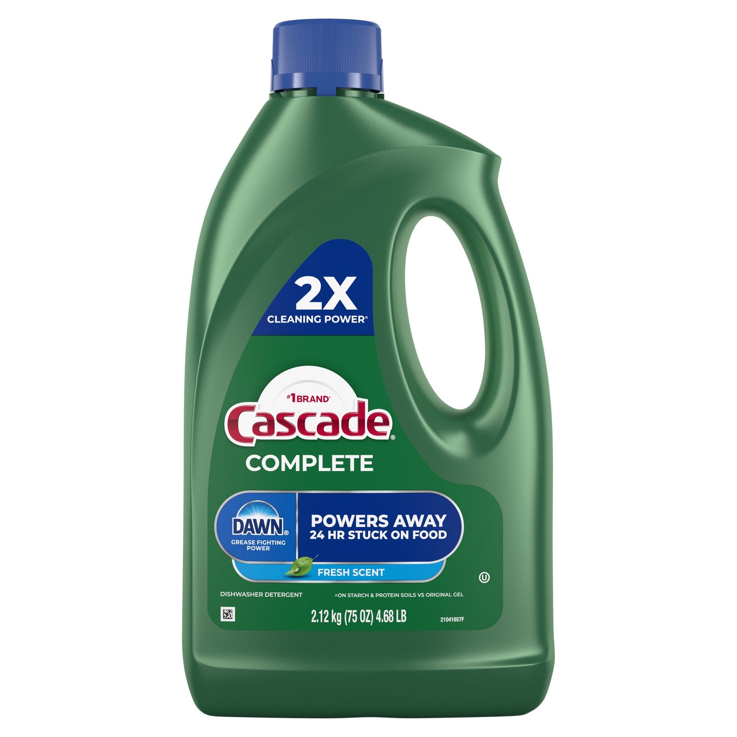 Cascade Complete Dishwasher Detergent Liquid Gel, Dish Detergent, Dish Soap, Fresh, 75oz