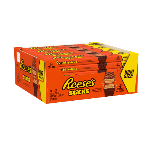 Reese's Sticks, King Size Candy Bar Box, 3 oz., 24 Ct.