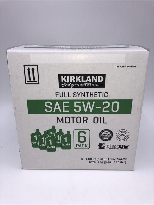 Kirkland Signature 1-Quart 5W-20 Full Synthetic Motor Oil - 6 pack