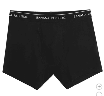 Banana Republic Men's Boxer Brief, 3-Pack, Black