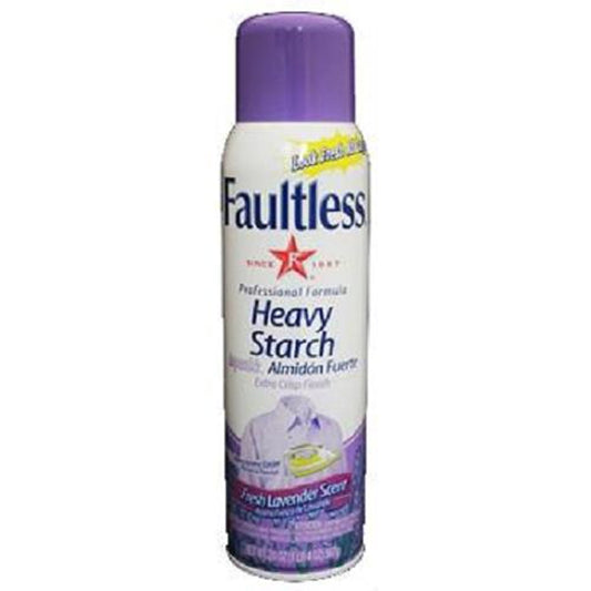 Faultless, Heavy Starch - Fresh Lavender Scent can, Count 1 - 20 oz