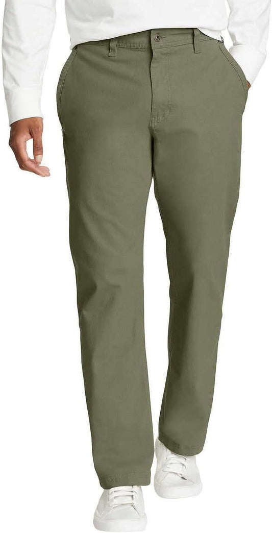 Eddie Bauer Men?? Stretch Canvas Utulity Pant (Green,34x34)