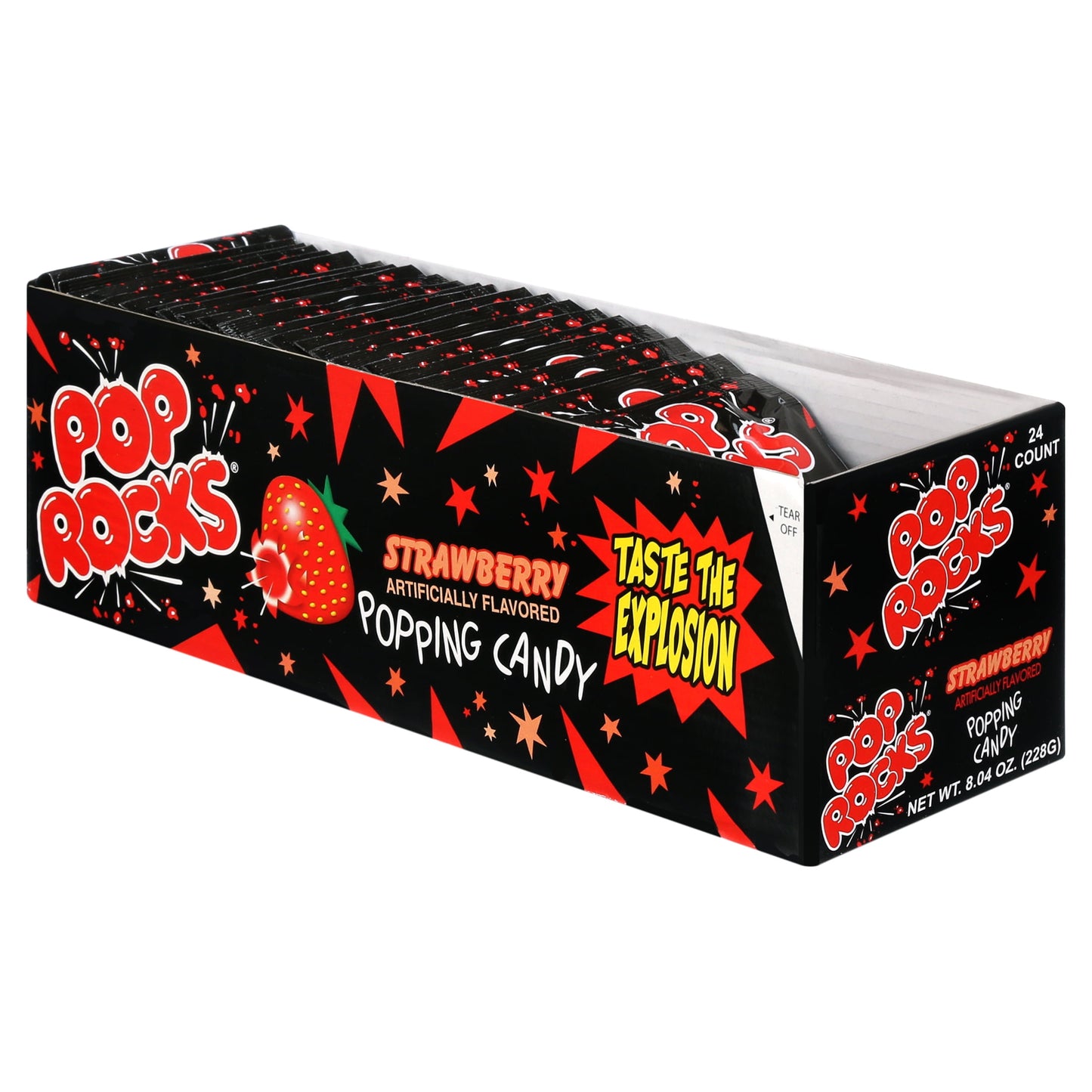 Pop Rocks Strawberry Popping Candy, 24 Ct, 8.04 oz