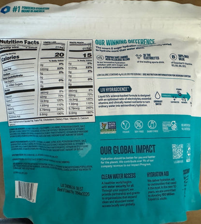 Liquid I.V. Hydration Multiplier, 26 Individual Serving Stick Packs in Resealable Pouch, Sugar Free, Variety Pack