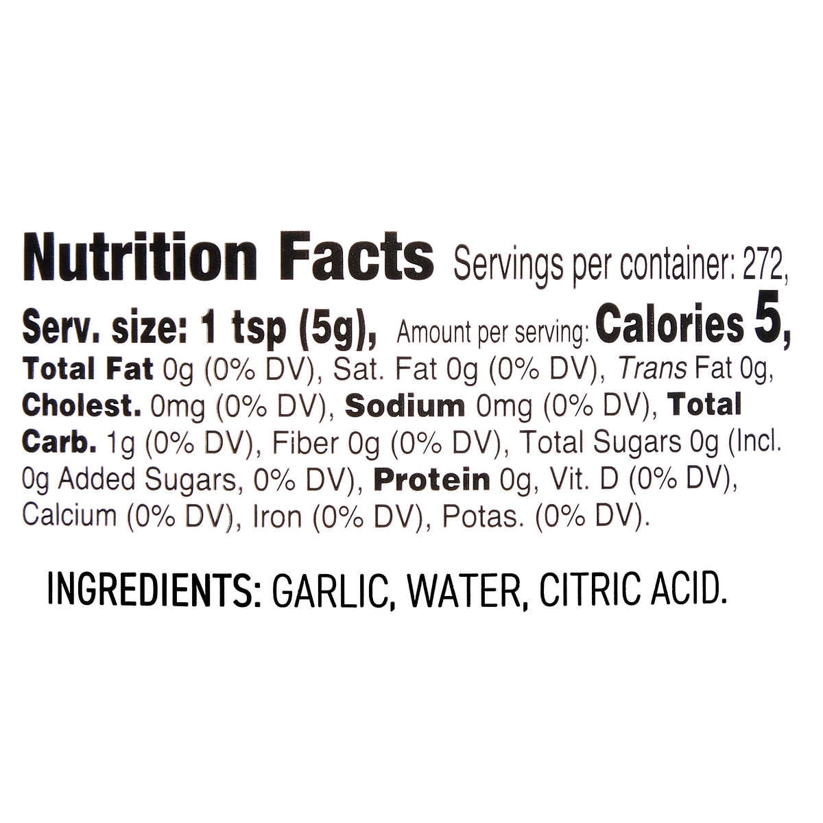 Kirkland Signature Minced California Garlic 48 Ounce