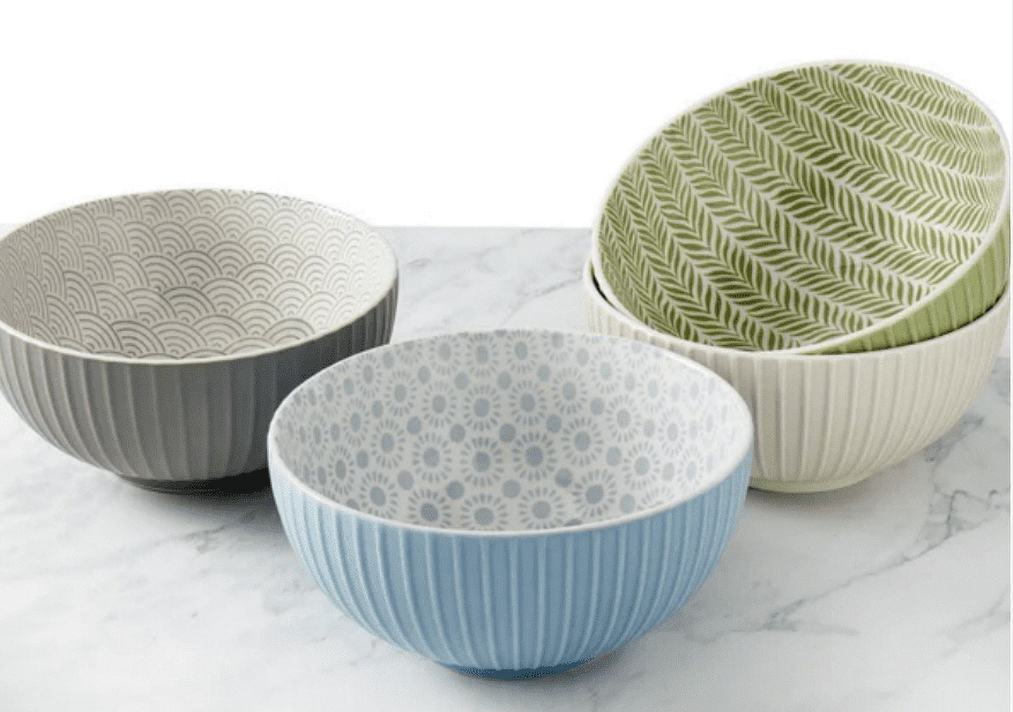 Denmark 4-piece All-Purpose Porcelain Bowl Set