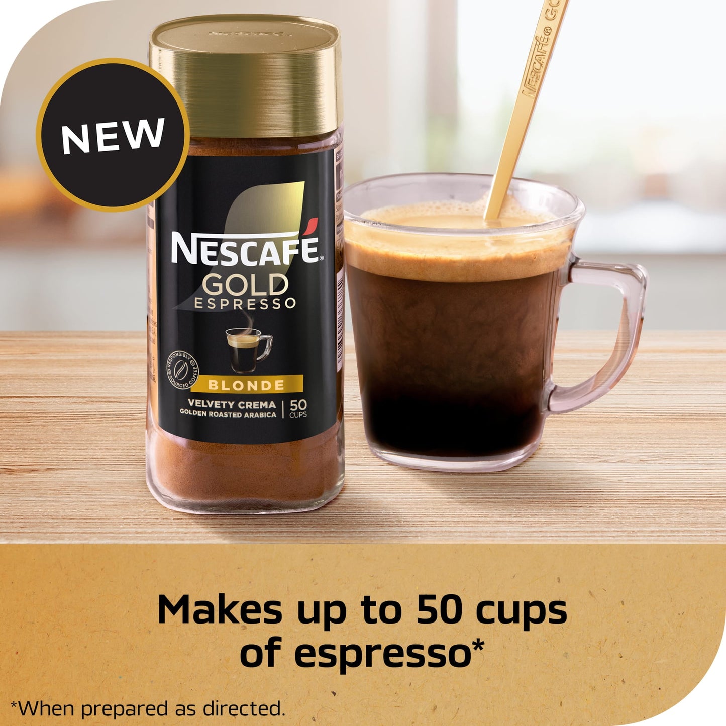 Nescaf? Gold Espresso Blonde, Instant Coffee, 3.5 oz