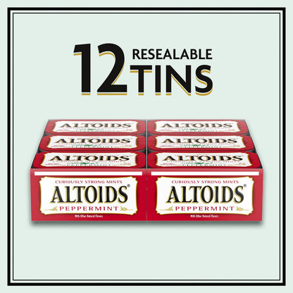 Altoids Peppermint Breath Mints, 1.76 Ounce (12 Packs)
