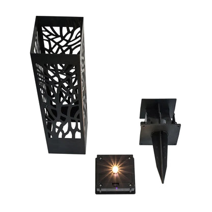 Tommy Bahama Square Solar Bollard Lights, 35 Lumen, 5-pack