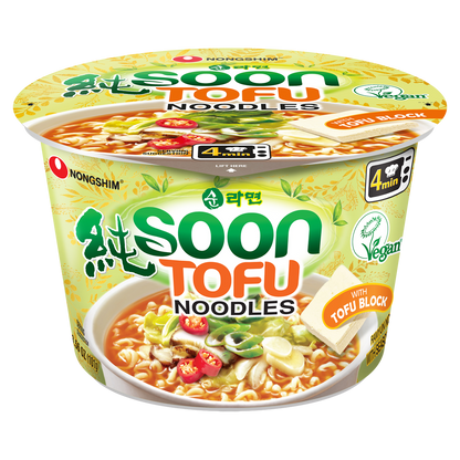 Nongshim Soon Tofu Noodles, 3.56 oz, 6 ct