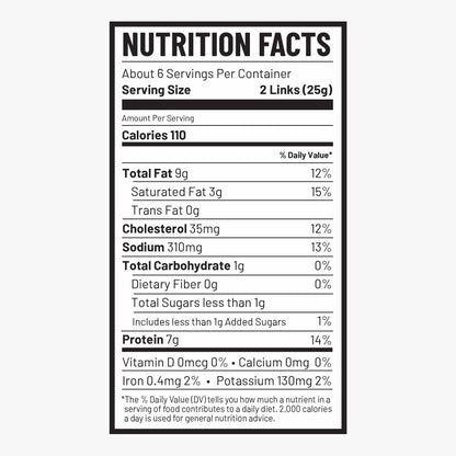 Duke's Pork Hatch Green Chile Smoked Shorty Sausages, 7g Protein Per Serving, 5 oz.