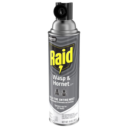 Raid Killer 33 Outdoor Wasp and Hornet Insecticide Value Pack, 14 oz, 2 Count
