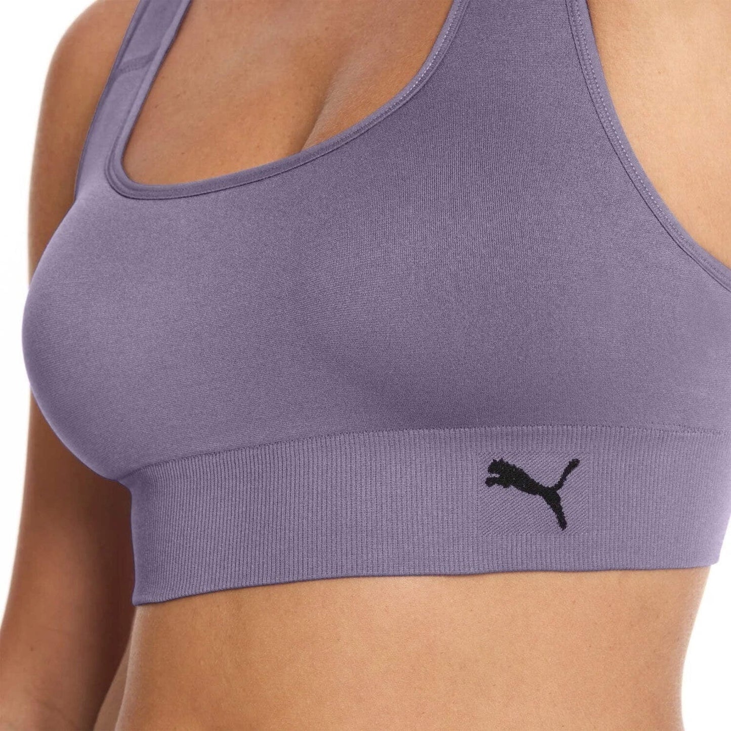 PUMA Women's Performance 2-Pack Seamless Sports Bras Medium