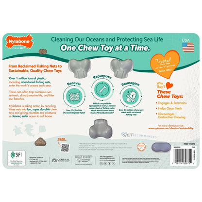 Nylabone Ocean Chew Dog Toy Collection, 3 Count