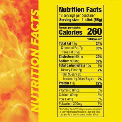 Slim Jim Monster Smoked Meat Sticks, Original Flavor, 1.94 oz. 18-Count