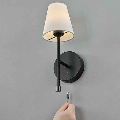 Globe Electric Wireless Rechargeable LED Integrated Wall Sconce (2 Pack)