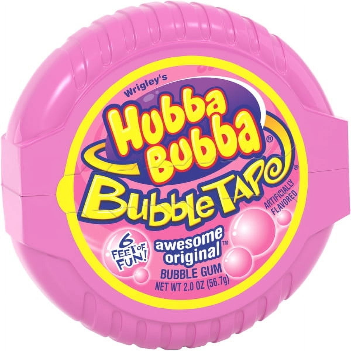 Hubba Bubba Original Bubble Gum Tape, 2 ounce (6 Packs)