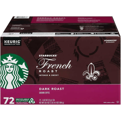 Starbucks Dark French Roast K-Cup 72 Count
